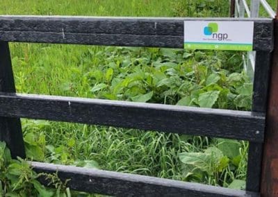 Plastic Fence Sign NGP