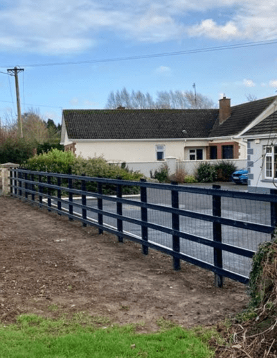 Rail Post Plastic Fence Next Generation Plastics NGP, plastic fencing