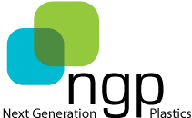 Logo Next Generation Plastics NGP | Recycled Plastic Products | Made in Ireland