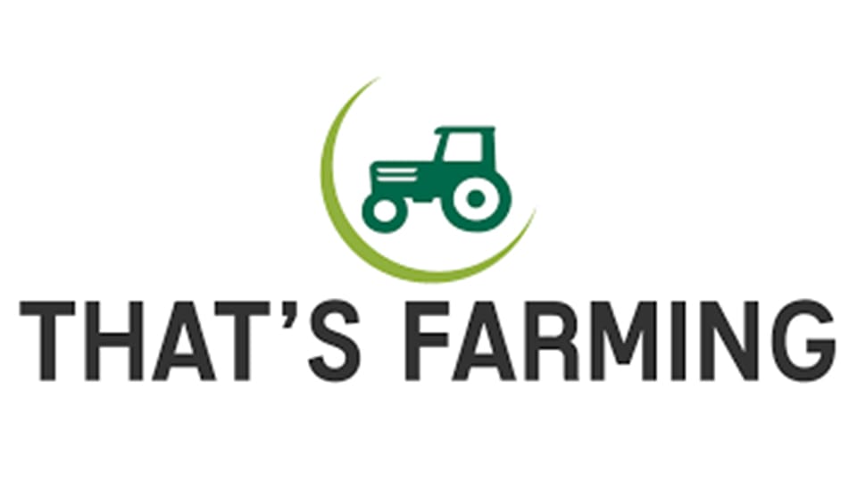 Thats farming landscape logo