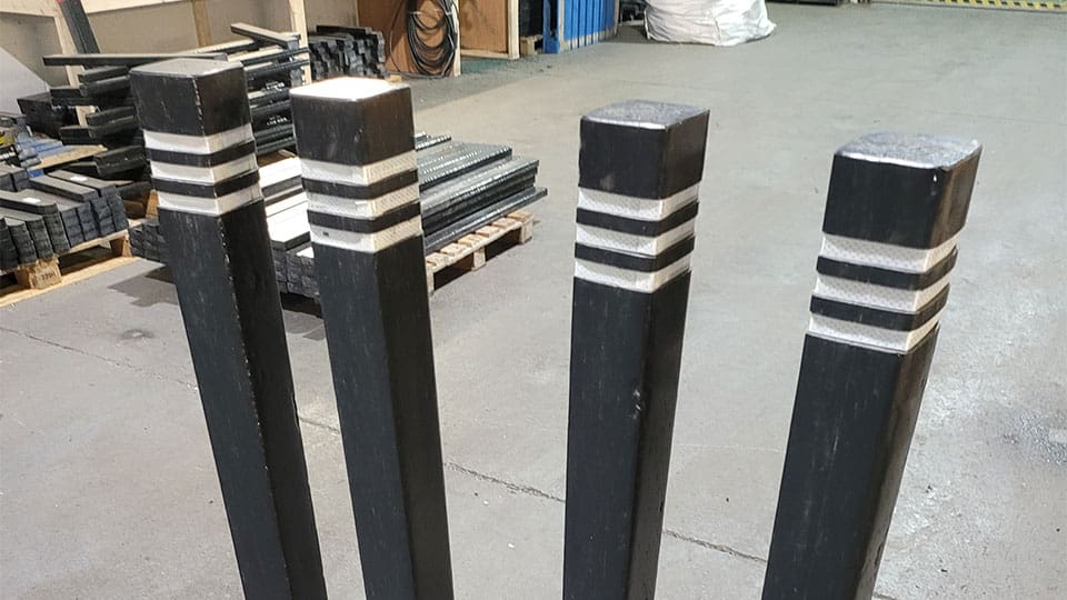 Plastic Bollards Warehouse LS NGP Next Generation Plastics