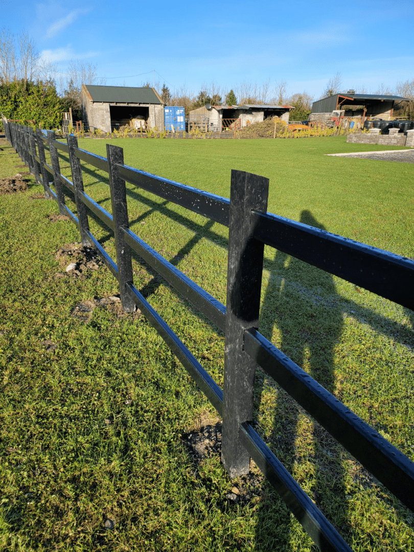 Plastic Fencing 3 Rails Next Generation Plastics Meath Ireland