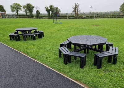 8 seater picnic table without back Next Generation Plastics Ireland