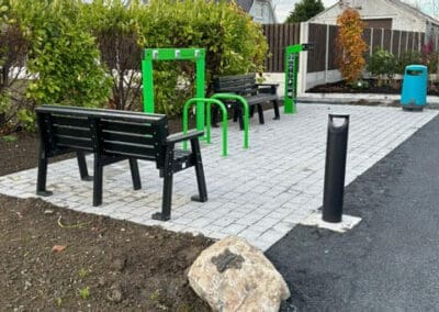 Greenway Services Hub outdoor seating NGP Next Generation Plastics